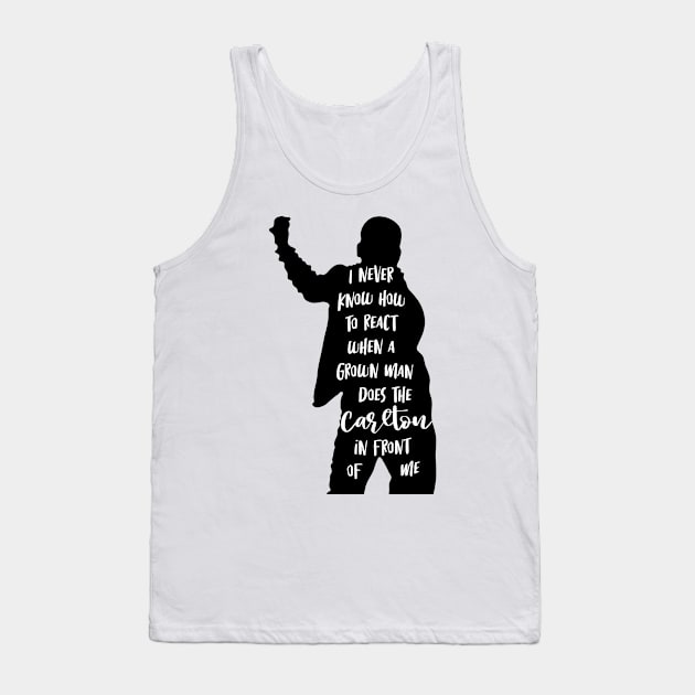 Grown man doing the Carlton Tank Top by Wenby-Weaselbee